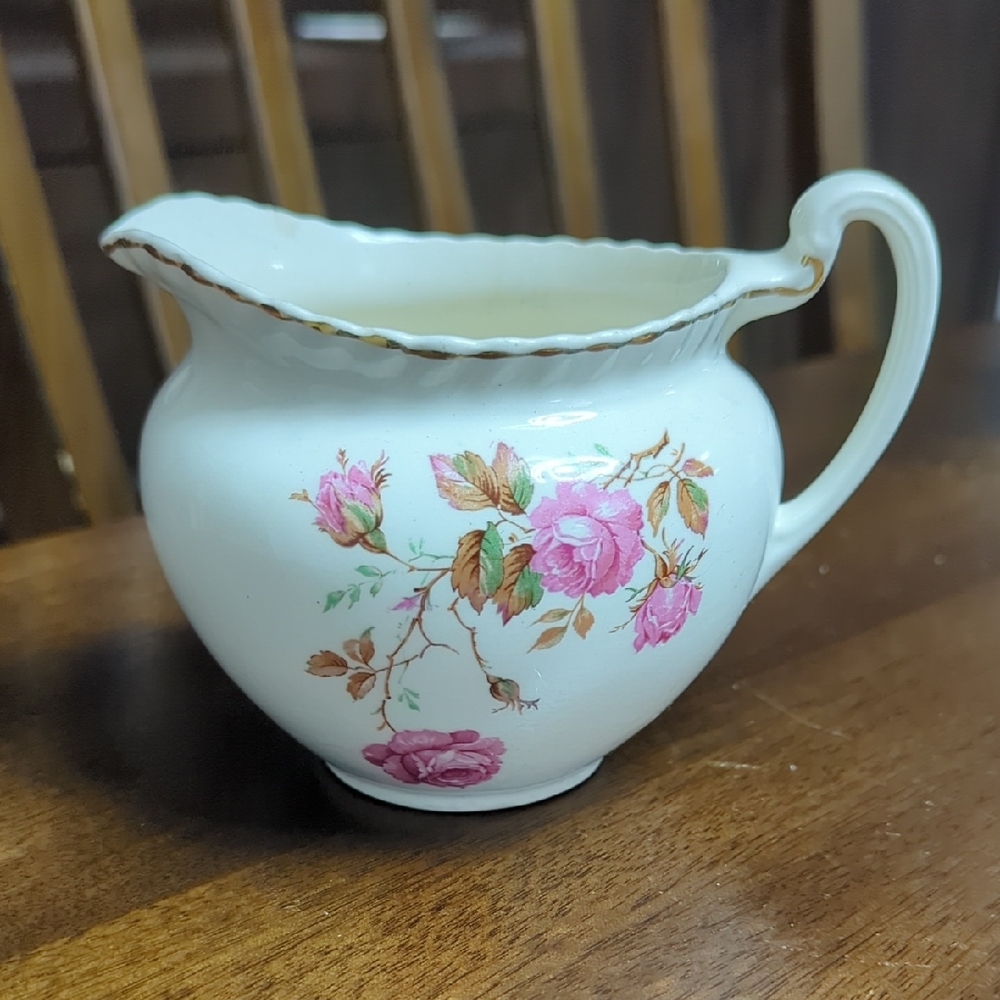 Floral Cream Pitcher